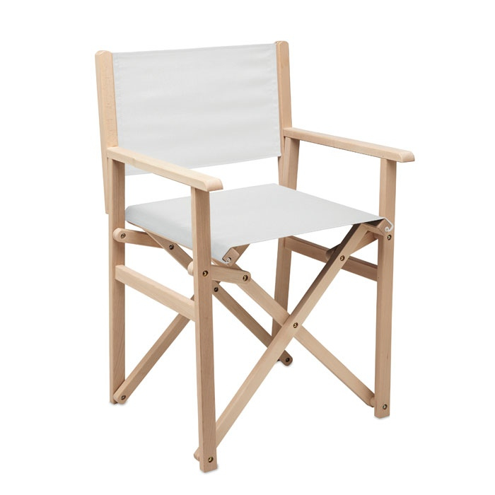 RIMIES - Chaise de plage pliable en bois thumb