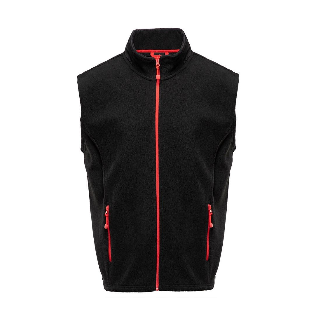 Bodywarmer polaire contrasté thumb