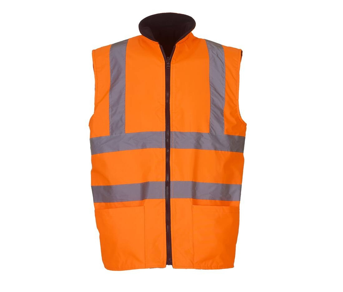 Bodywarmer réversible haute visibilité thumb