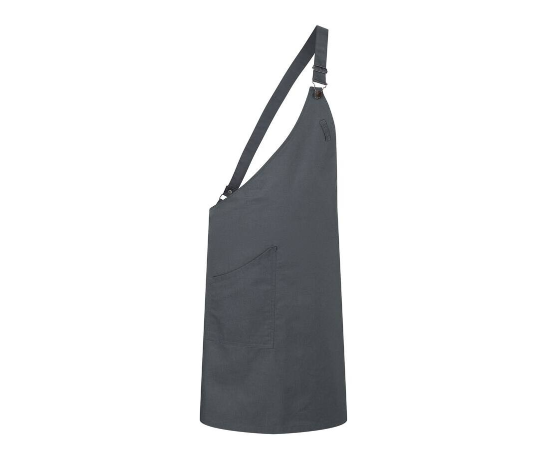 Tablier asymétrique en tissu sergé thumb