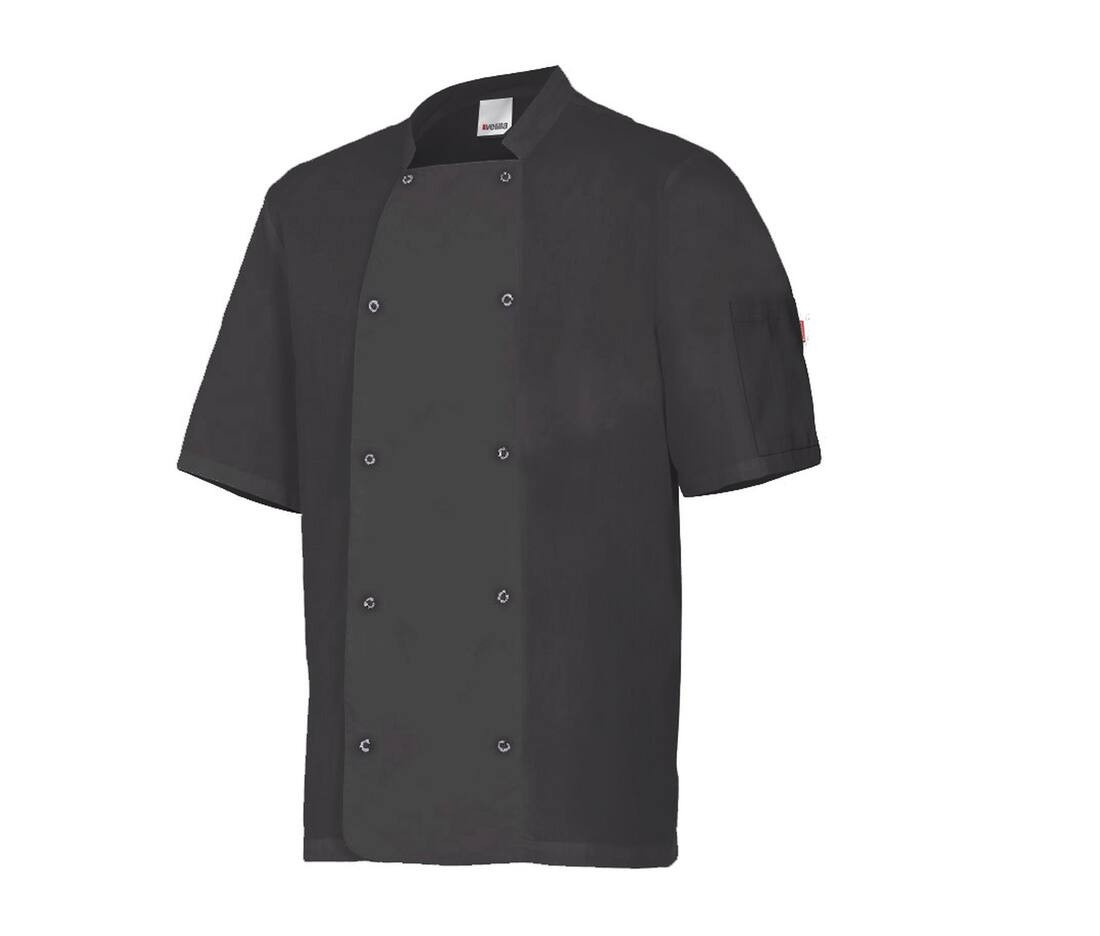 Veste de cuisinier mc avec boutons pression thumb