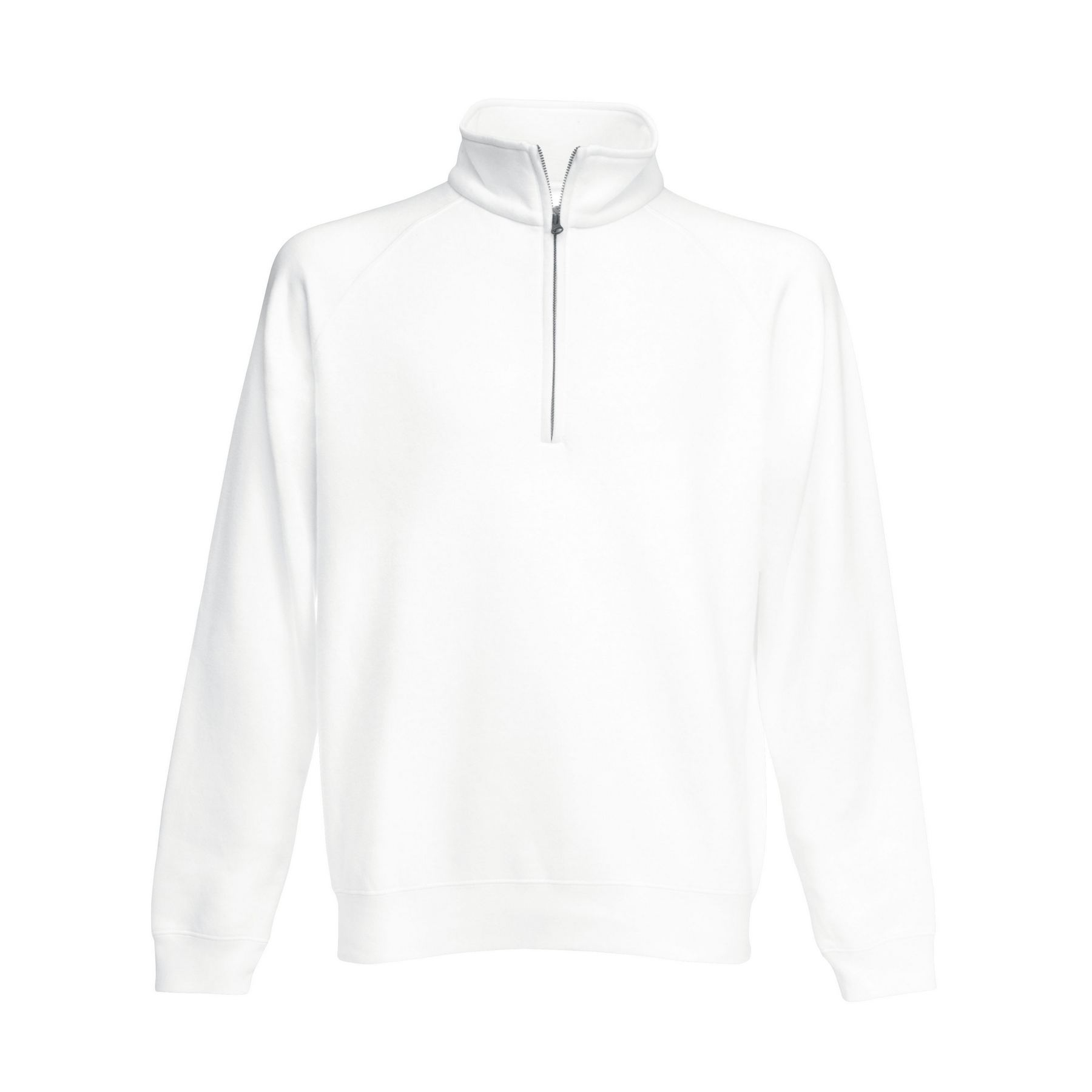 Sweat manches raglan col zippé thumb