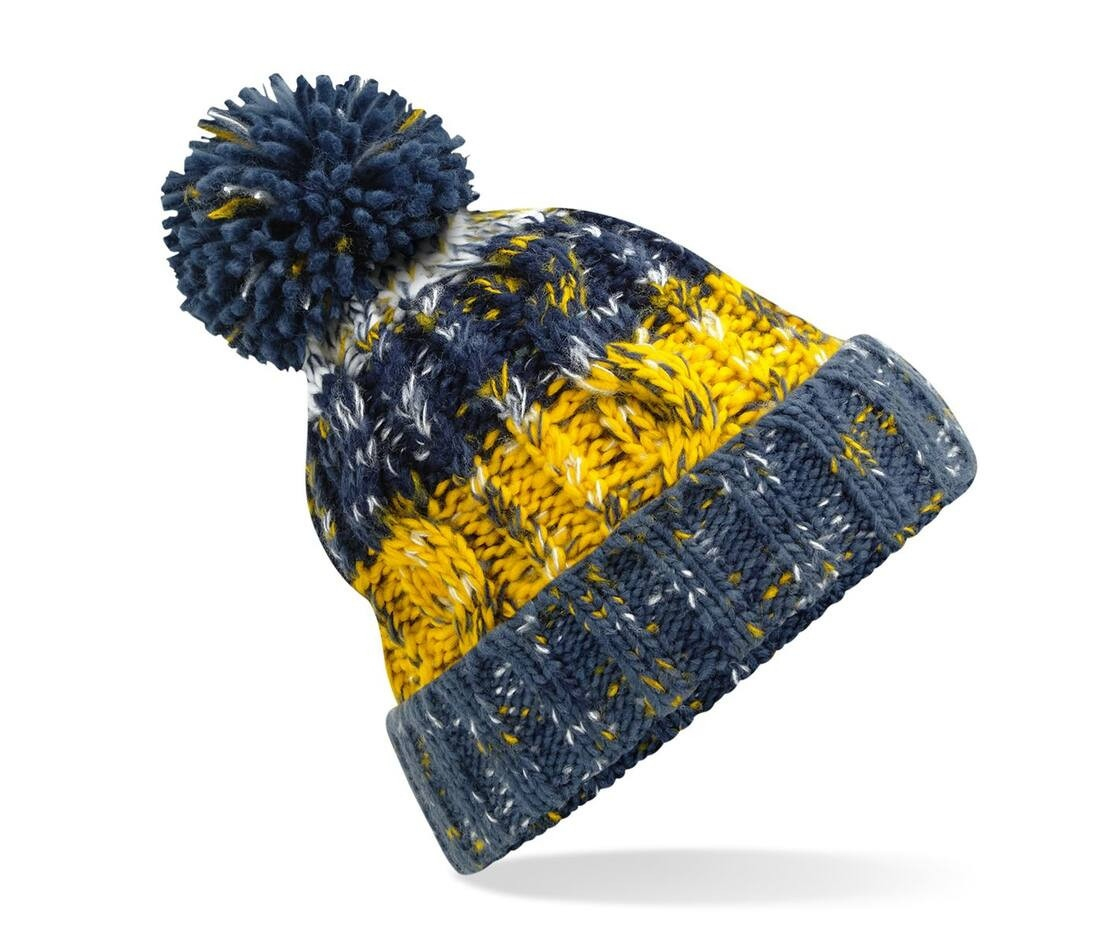 Bonnet corkscrew avec pompon thumb