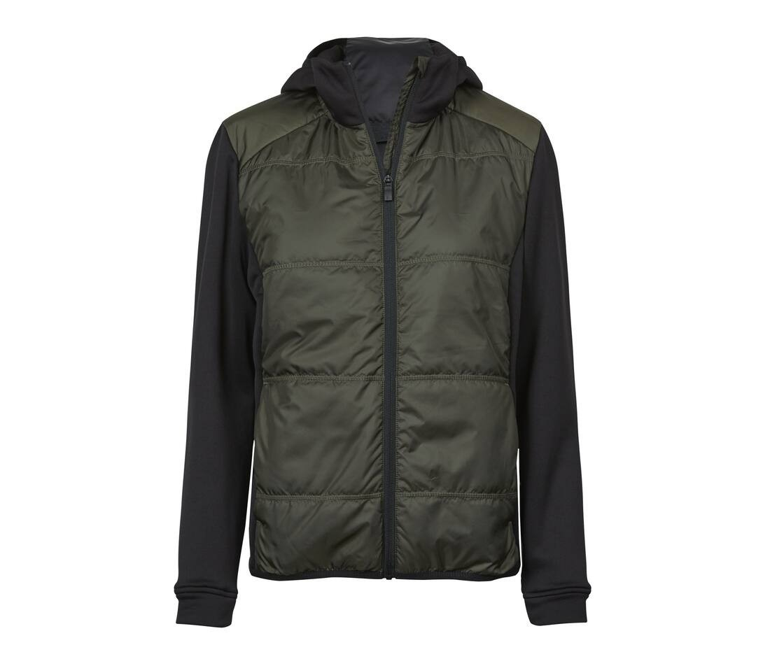 Veste bi-matière à capuche femme thumb