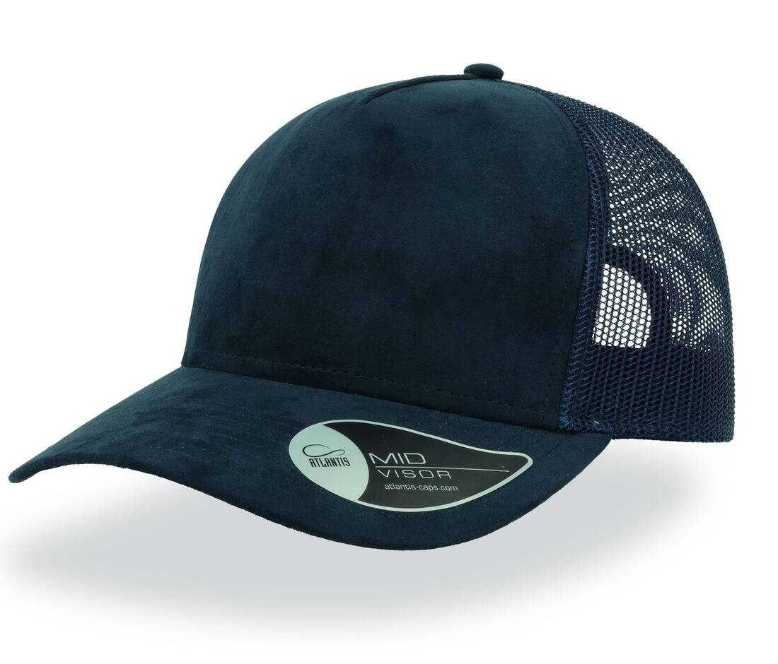 Casquette style trucker en faux daim thumb