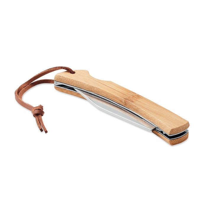 MANSAN - Couteau pliable en bambou thumb