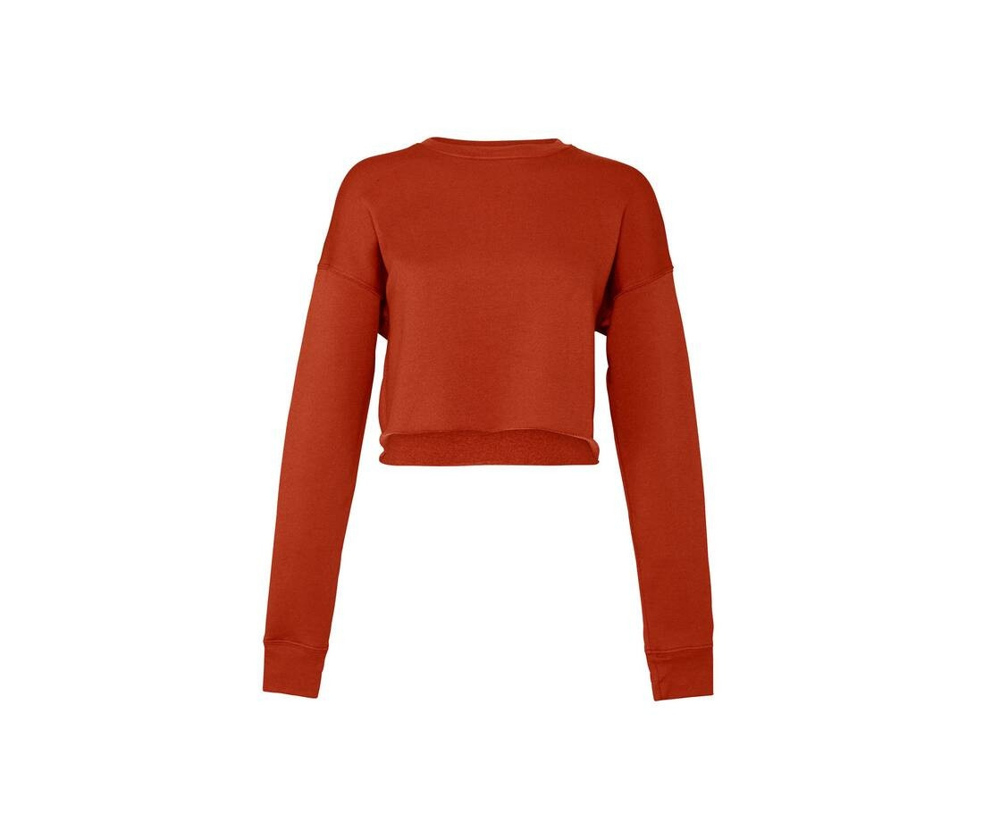 Sweat col rond femme court thumb