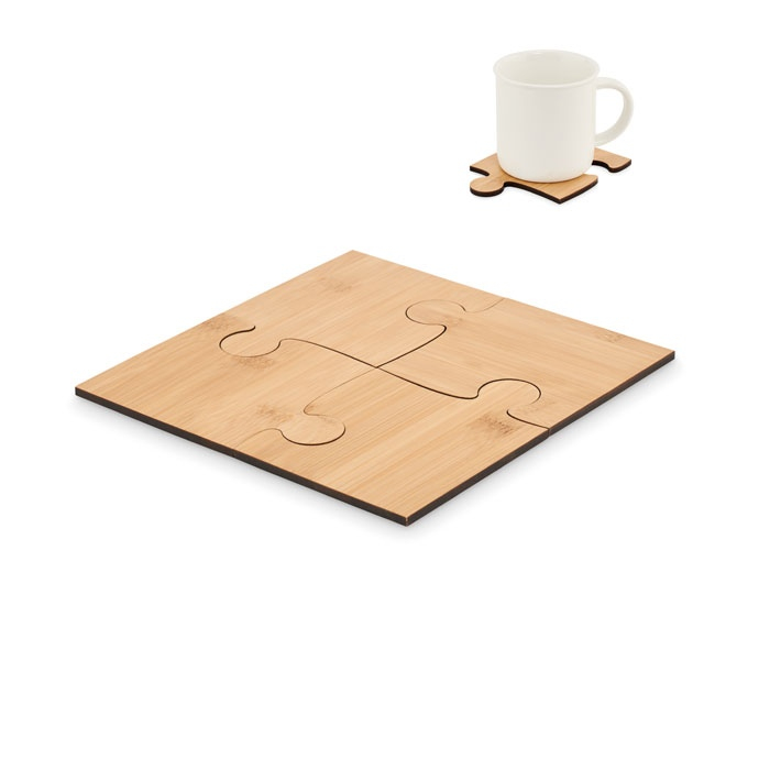 LEPY - Lot de 4 sous-verres puzzle thumb