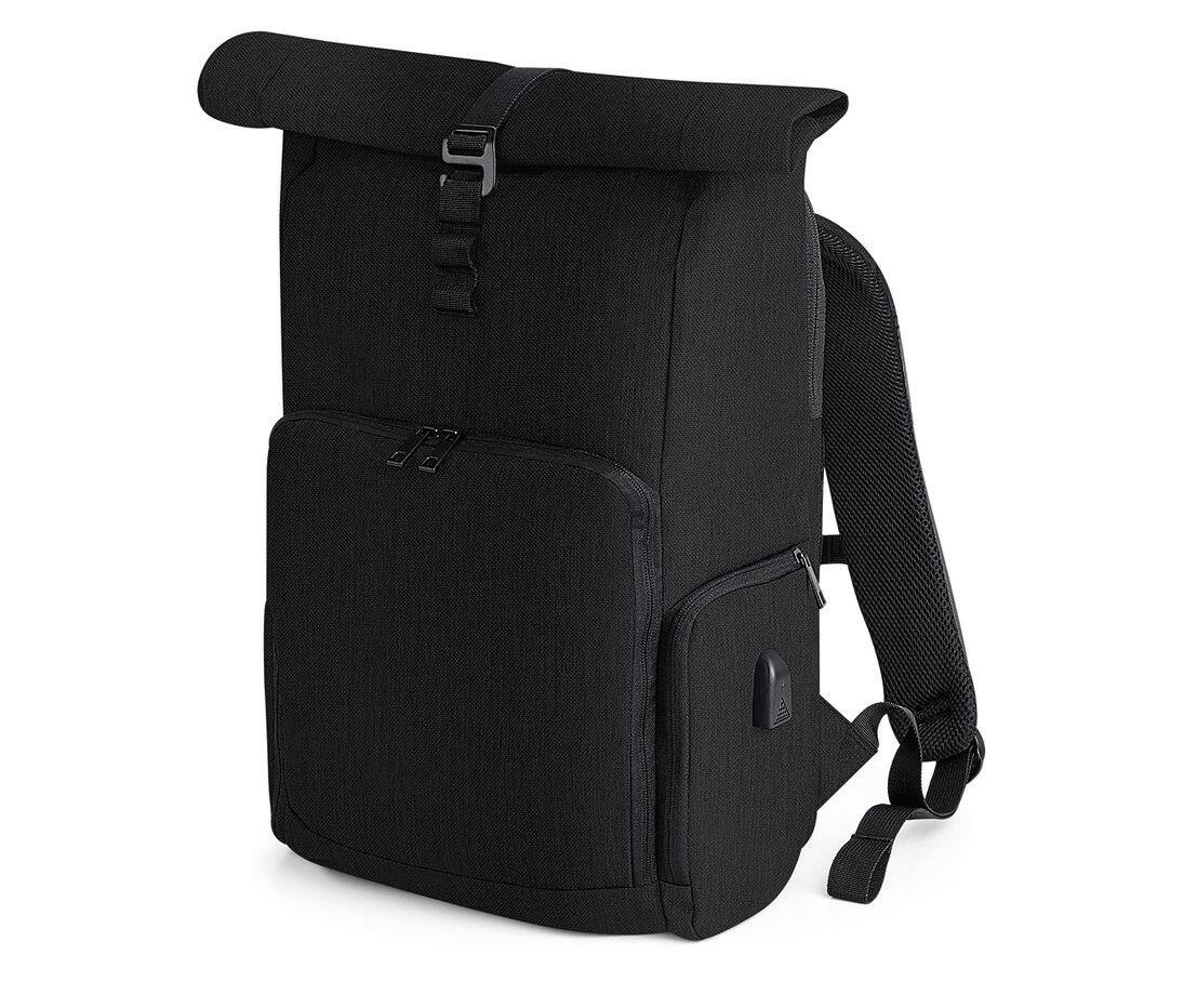 Sac à dos avec rabat enroulable et chargeur q-tech thumb