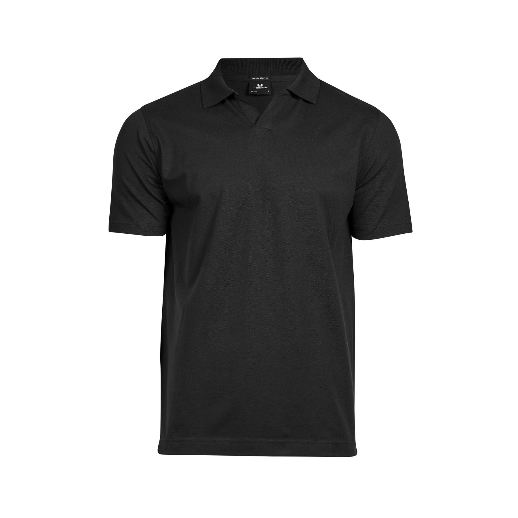 Polo stretch col v homme bio thumb