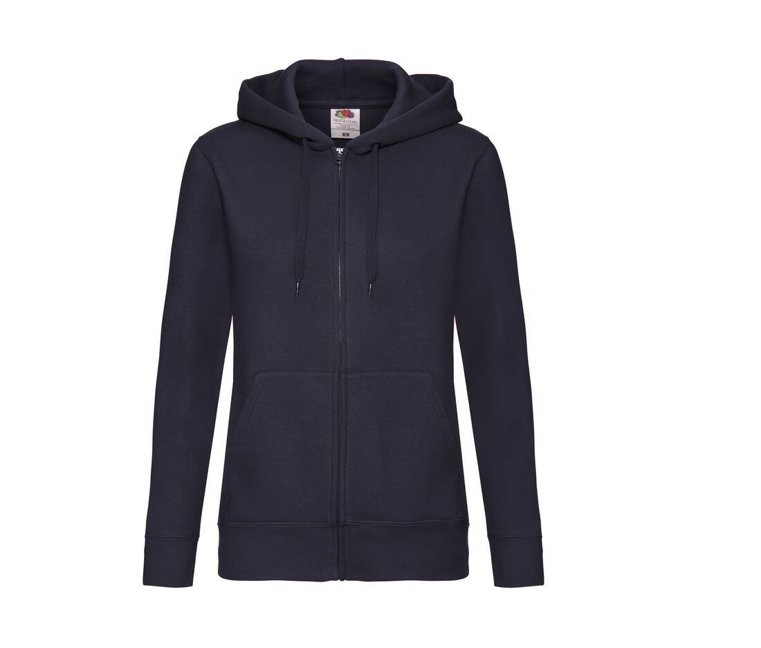 Sweat capuche grand zip femme thumb