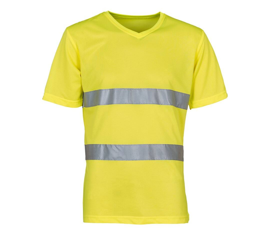 Tee-shirt haute visibilité col v
