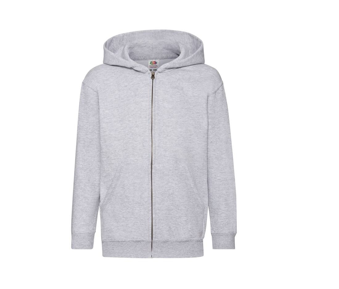 Sweat capuche grand zip enfant thumb