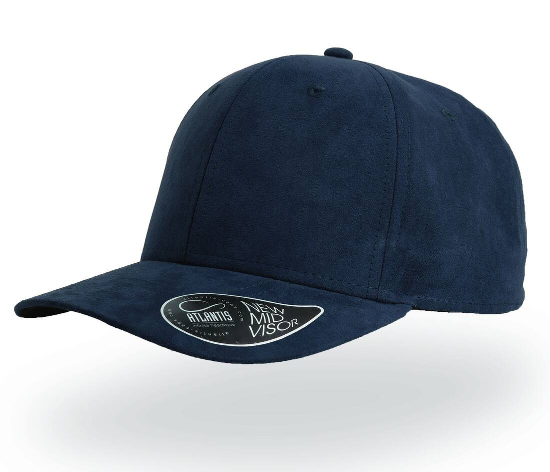Casquette 6 pans mid visor faux suède thumb
