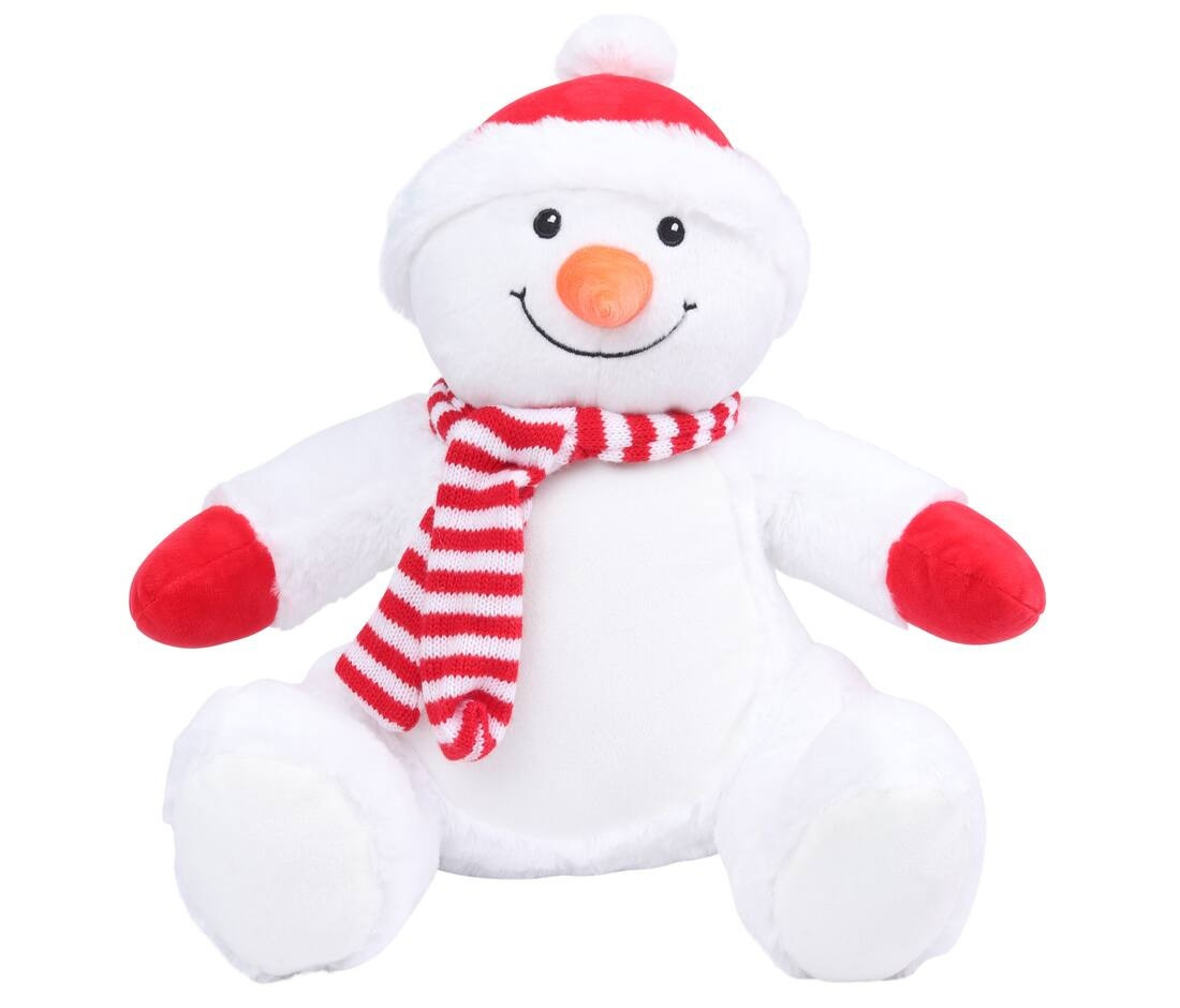 Peluche bonhomme de neige
