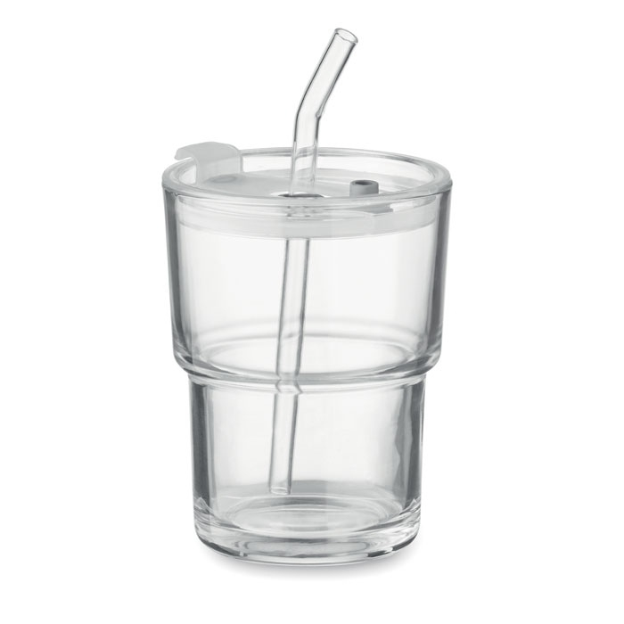 SIP - Gobelet verre et paille 400ml thumb