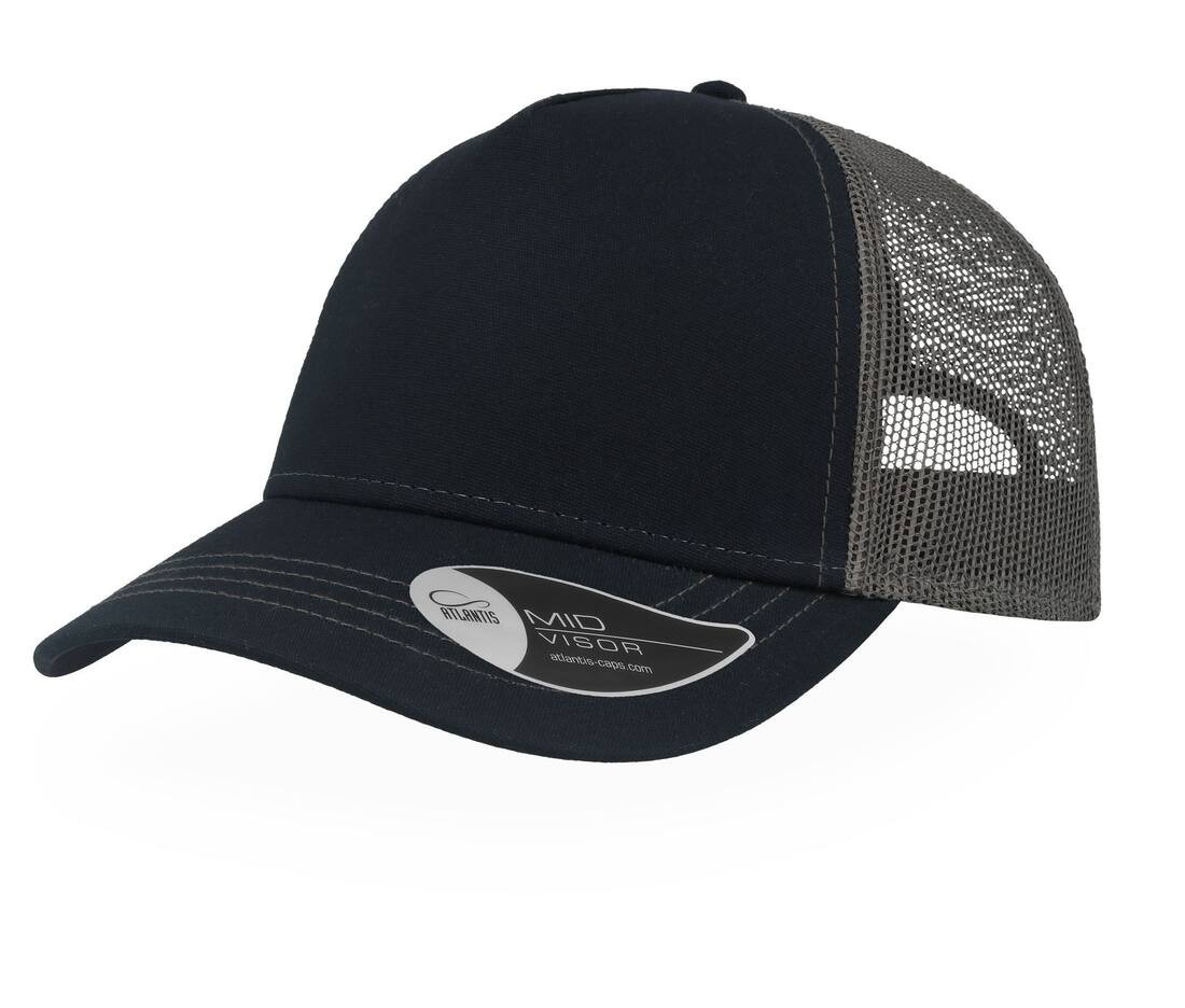 Casquette rapper en coton canvas thumb