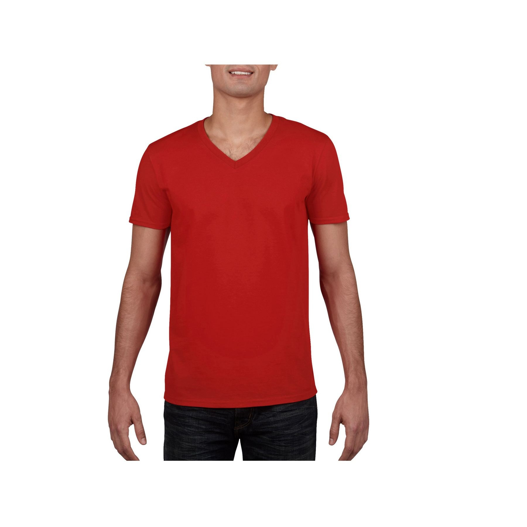 Tee-shirt col v homme thumb