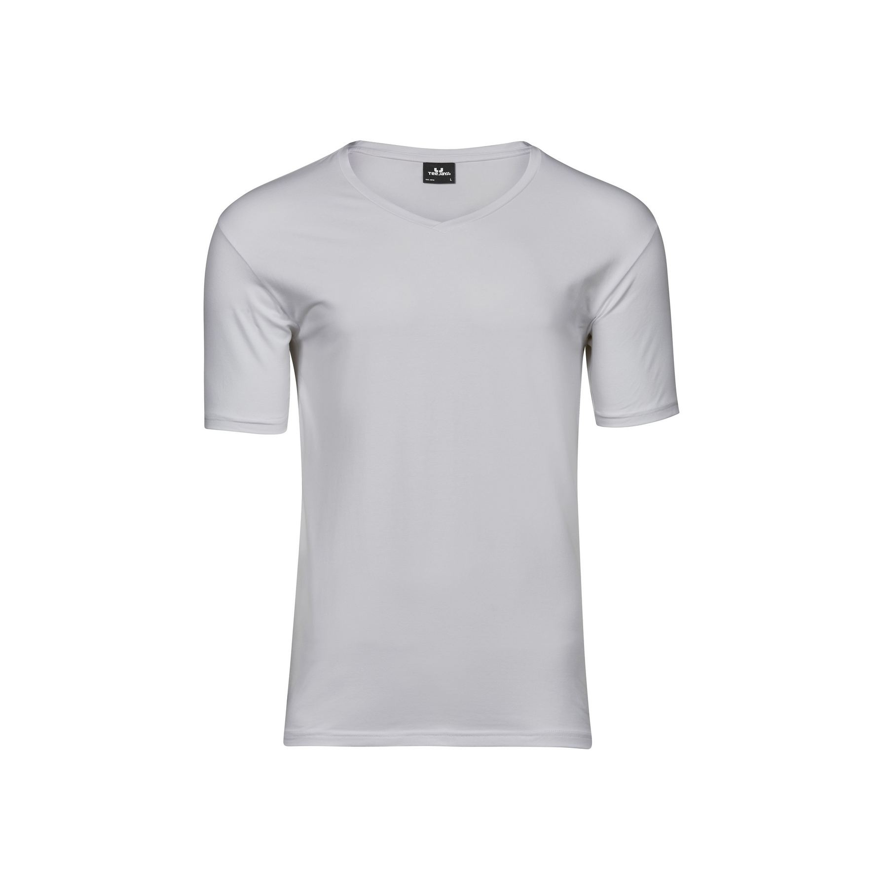 Tee-shirt stretch col v thumb