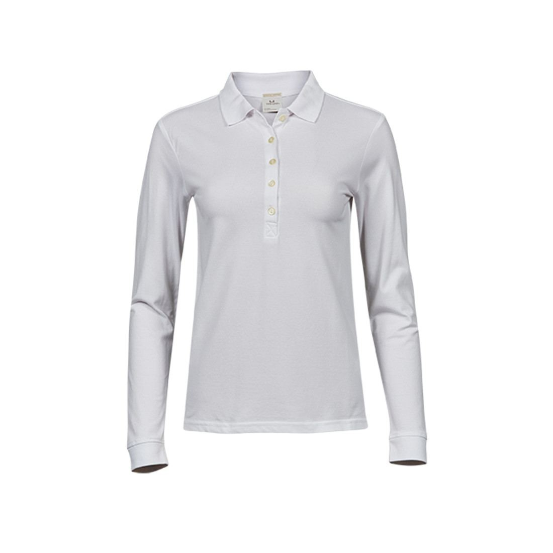 Polo stretch manches longues femme thumb