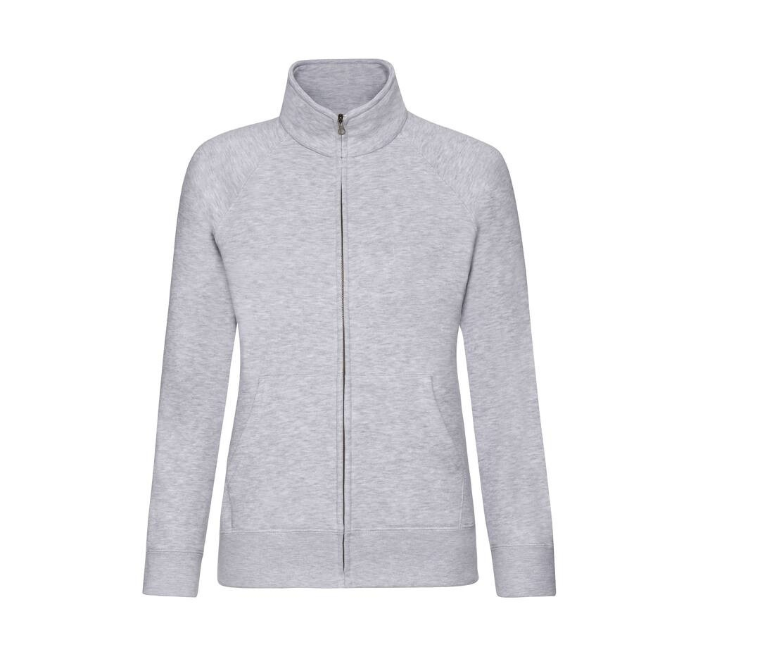 Sweat femme grand zip thumb