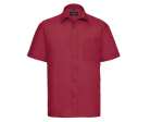 Men's short sleeve classic polycotton poplin shirt