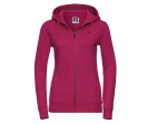 Sweat zippé femme capuche