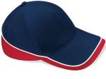 Casquette bicolore 5 pans