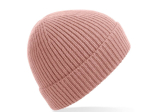 Bonnet en maille côtelée
