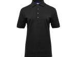 Polo femme boutons contrastés
