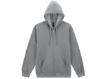 Sweat à capuche zippé unisexe