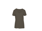 Tee-shirt femme col v en coton bio