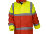 Parka contrastée haute visibilité