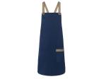 Tablier à bavette urban-look avec bretelles croisées et poche