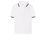 Polo enfant contrasté