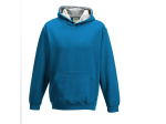Sweat enfant capuche contrastée