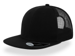 Casquette visière plate style trucker