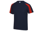 Tee-shirt de sport contrasté