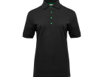 Polo femme boutons contrastés