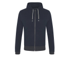 Sweat capuche zippé en coton régénéré