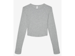 Tee-shirt court manches longues femme