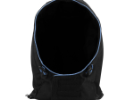 Capuche en softshell avec biais contrasté