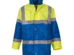 Parka contrastée haute visibilité