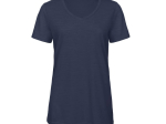 Tee-shirt col v femme tri-blend