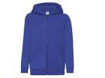 Sweat capuche grand zip enfant