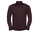 Men's long sleeve fitted stretch shirt