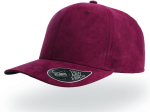 Casquette 6 pans mid visor faux suède