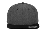 Casquette snapback toucher velours