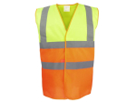 Gilet de sécurité bicolore