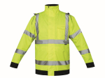 Veste de pluie haute visibilité